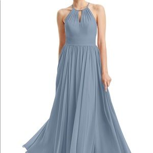 AZAZIE Cherish bridesmaid dress in Dusty Blue